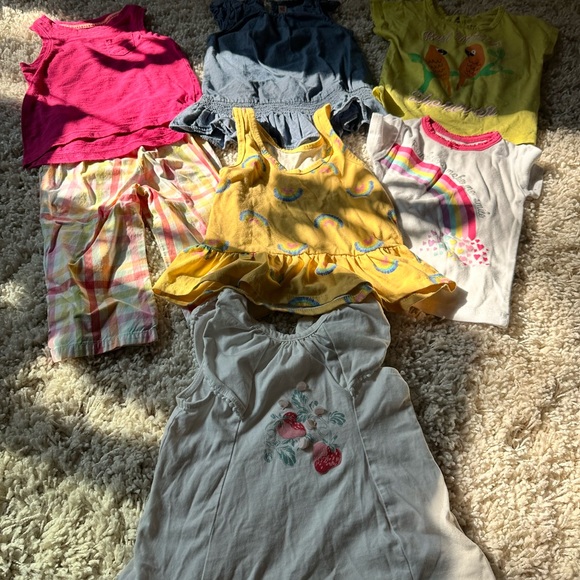Carter's Other - Girl toddler 3T super cute summer spring adorable baby cute tops bundle.